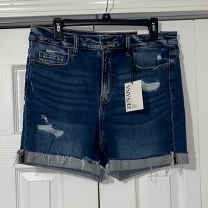 Zenana Denim Blue Jean Shorts